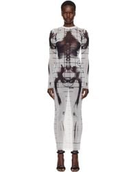 Jean Paul Gaultier - ホワイト＆ブラック The Squeletor マキシワンピース - Lyst