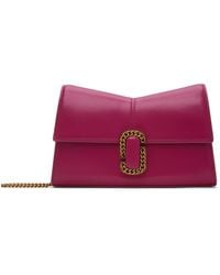 Marc Jacobs - Pink 'the St. Marc Chain Wallet' Bag - Lyst