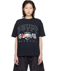 Rhude - Usa Sailing Icon T-Shirt - Lyst