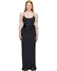 Y. Project - Black Invisible Strap Maxi Dress - Lyst
