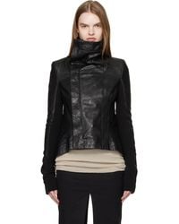 Rick Owens - Temple Naska Biker Leather Jacket - Lyst