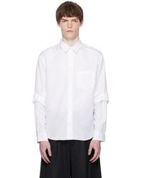 Simone Rocha - Bow Sleeve Classic Shirt - Lyst