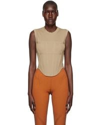 Dion Lee - Corset Tank Top - Lyst