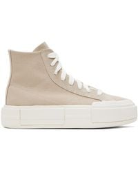 Converse - Beige Chuck Taylor All Star Cruise High Top Sneakers - Lyst