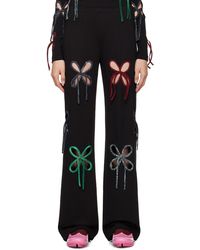 【関税込み】J.Kim ブラック Colorful Petal ラウンジパンツ JKim ブラック Petal ラウンジパンツ ブラック | Lyst