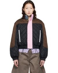 MERYLL ROGGE - Quilted Track Bomber Jacket - Lyst