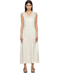 Holzweiler - Off- Luka Jacquard Maxi Dress - Lyst
