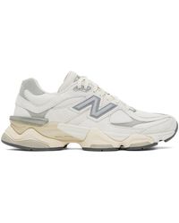 New Balance - Off-white & Gray 9060 Sneakers - Lyst