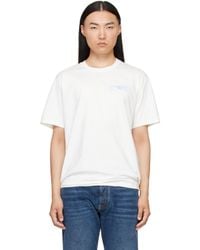 Givenchy - Paris Paint Print' Cotton T-Shirt - Lyst
