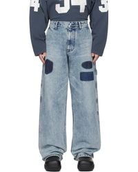 Ambush - Jean De Travail Bleu En Denim - Lyst