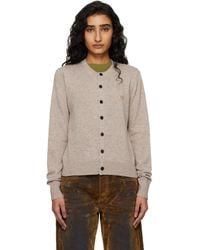 Acne Studios - Fitted Yak Wool Cardigan - Lyst