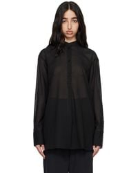 TOTEME - Stand-Collar Shirt - Lyst