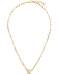 Givenchy - Rose Gold 4g Crystal Necklace - Lyst