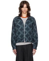 DRIES VAN NOTEN × Verner Panton ブルゾン メンズ Dries Van Noten Verner Panton Edition ネイビー エン