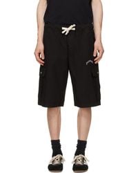 Palm Angels - Curved Logo Loose Cargo Shorts - Lyst