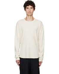 Les Tien - Off- Thermal Baseball Hem T-Shirt - Lyst