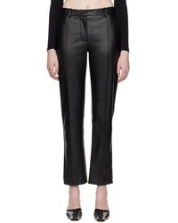 Esse Studios - Classico Faux-leather Trousers - Lyst