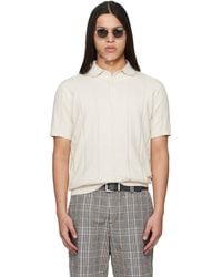 Barbour - Off- Wellburn Knitted Polo - Lyst