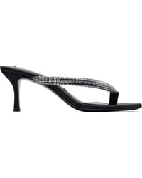 Alexander Wang - Courtney 65Mm Thong Logo Sandals - Lyst