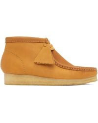 Clarks - Chukkas wallabee brun clair - Lyst