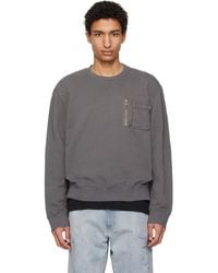 MM6 by Maison Margiela - Utility Pocket Sweatshirt - Lyst
