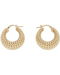 JW Anderson - Gold Bubble Hoop Earrings - Lyst
