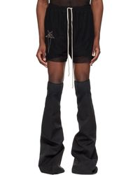 Rick Owens - Short dolphin noir édition champion - Lyst