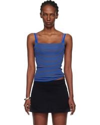 GIMAGUAS Cala Tank Top in Black | Lyst