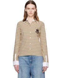 Stella McCartney - Fancy Stripe Crest Polo Shirt - Lyst