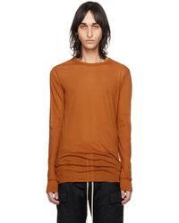 Rick Owens - Orange Basic Long Sleeve T-shirt - Lyst