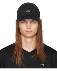 Lacoste - Organic Cotton Twill Cap - Lyst