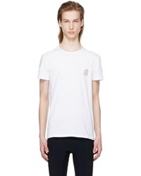 Versace - Ensemble de deux t-shirts noir et blanc à méduse - Lyst