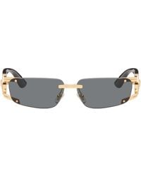 Versace - 'Medusa Honor' Rectangular Sunglasses - Lyst