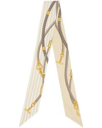Versace - シルク グレカ ノーティカル スカーフ - Lyst