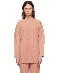 Homme Plissé Issey Miyake - Chemise monthly color march rose - Lyst