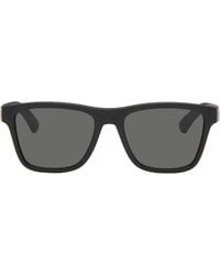 Burberry - Embossed Check Square Sunglasses - Lyst