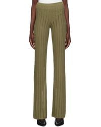 Dion Lee - Snakeskin Hollowed Out Knitted Casual Pants - Lyst