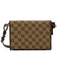 MISBHV - Ssense Exclusive Brown & Taupe Jacquard Monogram Phone Pouch - Lyst