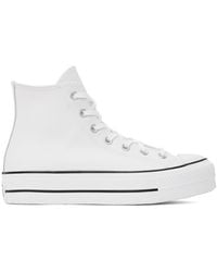 Converse - Chuck Taylor All Star Lift Leather High Top Sneakers - Lyst