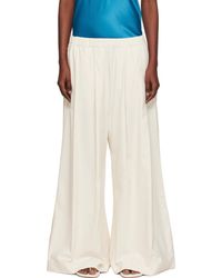 Baserange - Pantalon De Détente Avi Blanc Cassé - Lyst