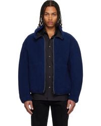 Givenchy - Wool Fleece Bomber Jacket - Lyst