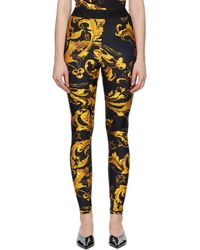Versace Jeans Couture - Lycra Barocco Leggings - Lyst
