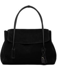 Tom Ford - Suede Leather Eclipse Large Shoulder Bag - Lyst