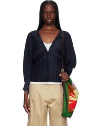 Pleats Please Issey Miyake - Rib Pleats February Cardigan - Lyst