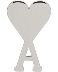 Ami Paris - Brass Ami De Coeur Single Stud Earring - Lyst