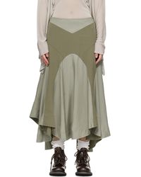 Our Legacy - Taupe Petti Midi Skirt - Lyst
