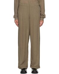 Our Legacy - Taupe Reduced Trousers - Lyst
