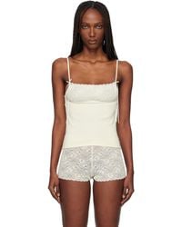 Fruity Booty - Off- Meringue Tank Top - Lyst