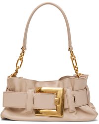 Balmain - ベージュ ミニ Anthem バッグ - Lyst