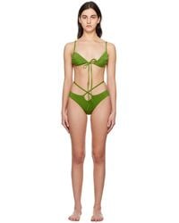 Christopher Esber - Green Solis & Looped Tie Bikini - Lyst